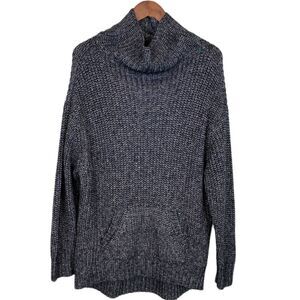 Lou & Grey Mock Neck Tunic Sweater Medium